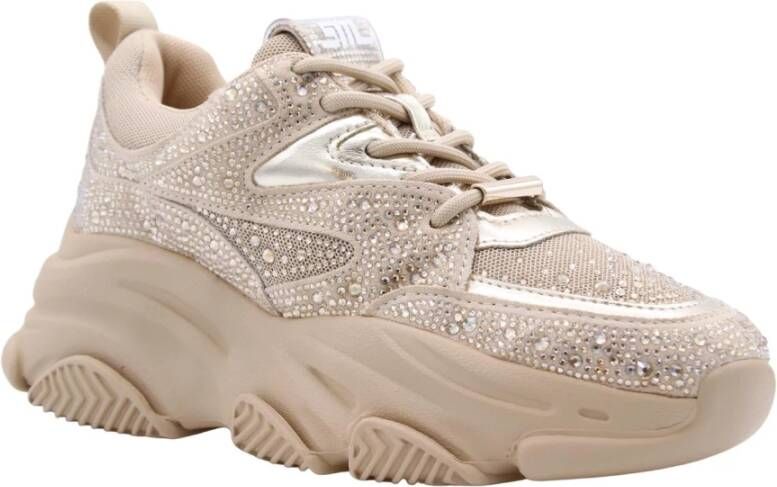 Steve Madden Stijlvolle Sneakers voor Heren Beige Dames