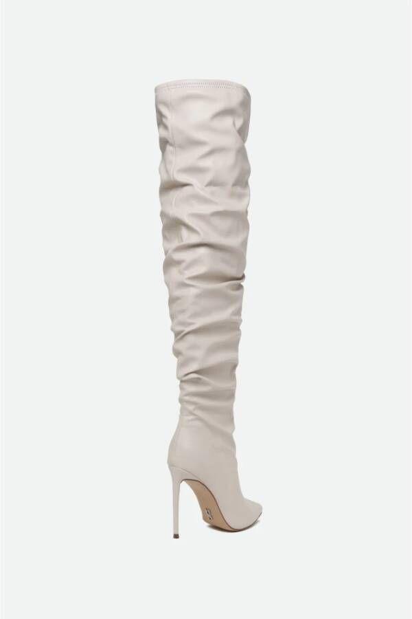 Steve Madden Vanguard Witte Laars White Dames