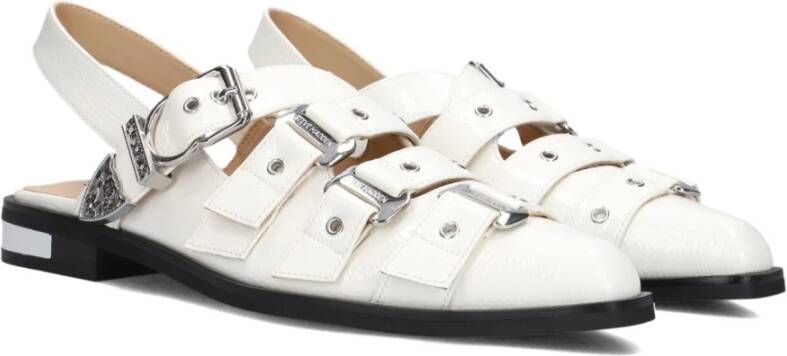 Steve Madden Witte Slingback Schoenen voor Dames White Dames