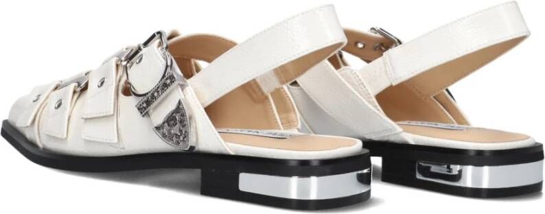 Steve Madden Witte Slingback Schoenen voor Dames White Dames