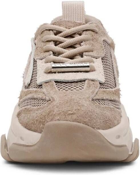 Steve Madden Witte Veterschoenen met Zijlogo