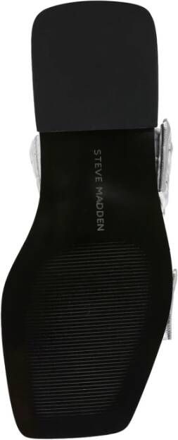 Steve Madden Zilveren Slip-On Slingback Sandalen