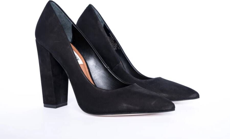 Steve Madden Zwarte Nubuck Stijlvolle Casual Schoenen Black Dames