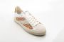 Stokton Beige Wit Leren Sneaker met Jute Detail Multicolor Dames - Thumbnail 2