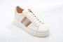 Stokton Glitter Detail Off White Lederen Sneaker Multicolor Dames - Thumbnail 2