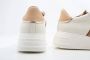 Stokton Glitter Detail Off White Lederen Sneaker Multicolor Dames - Thumbnail 4
