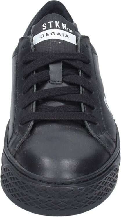 Stokton Leren Dames Sneakers Stijlvolle Schoenen Black Dames