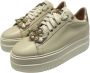 Stokton Leren Sneaker met Verwijderbare Accessoires White Dames - Thumbnail 2