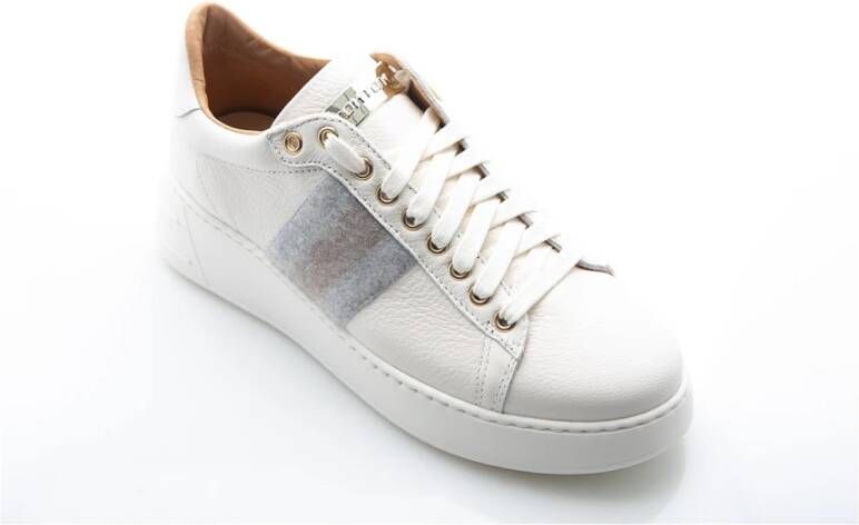 Stokton Luxe Leren Sneaker Zoe Bianca White Dames