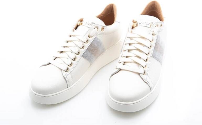 Stokton Luxe Leren Sneaker Zoe Bianca White Dames