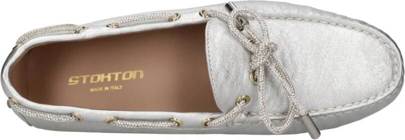 Stokton Platte schoenen Zilver