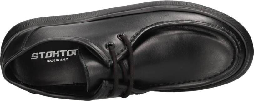Stokton Platte schoenen Zwart