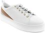 Stokton Leren Sneakers voor Vrouwen White Dames - Thumbnail 3