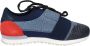 Stokton Textiel Sneakers voor Vrouwen Blue Dames - Thumbnail 4