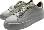 Stokton Witte leren sneaker met verwijderbare accessoires White Dames - Thumbnail 2