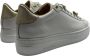 Stokton Witte leren sneaker met verwijderbare accessoires White Dames - Thumbnail 4
