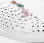 Stokton Witte Vetersneakers met Bloemjuwelen White Dames - Thumbnail 3