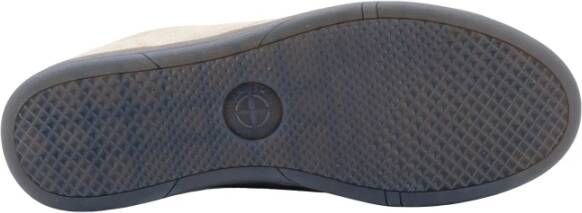 Stone Island Beige Sneakers met Lederen Details Beige Heren