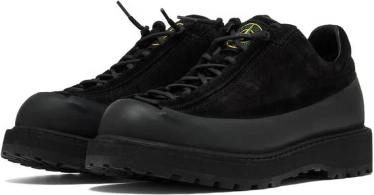 Stone Island Zwarte Sneakers Luxe Stijl