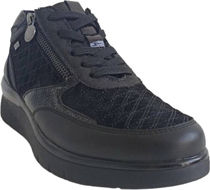 Stonefly Zwarte Casual Textiel Sneakers voor Vrouwen