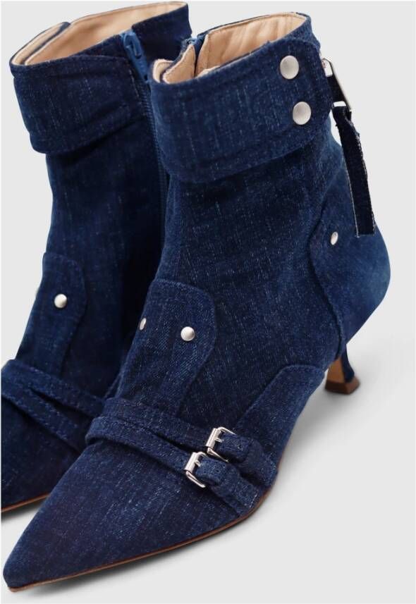 Strategia Ankle Boots Blauw Dames