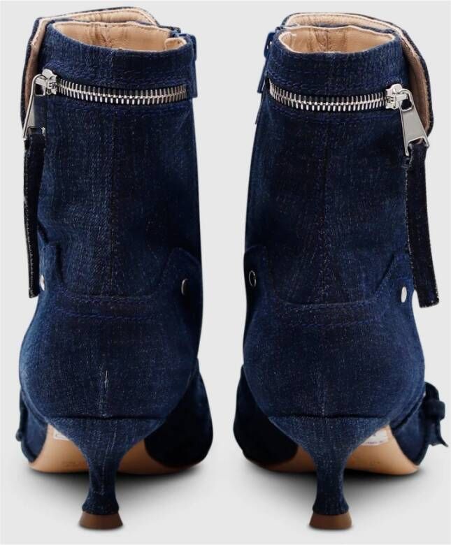 Strategia Heeled Boots Blue Dames