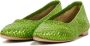 Strategia Instappers Dames Instapschoenen Damesschoenen Leer F57 Groen - Thumbnail 3