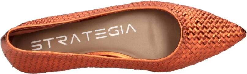 Strategia Platte schoenen Oranje