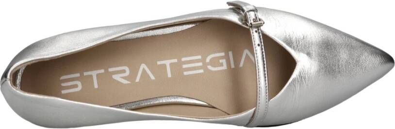 Strategia Platte schoenen Zilver