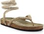 Strategia Sandalen PLATIN STRASS SANDALE in bruin - Thumbnail 2