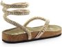 Strategia Sandalen PLATIN STRASS SANDALE in bruin - Thumbnail 3
