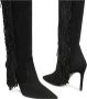 Stuart Weitzman Gedurfde franje laars Black Dames - Thumbnail 2