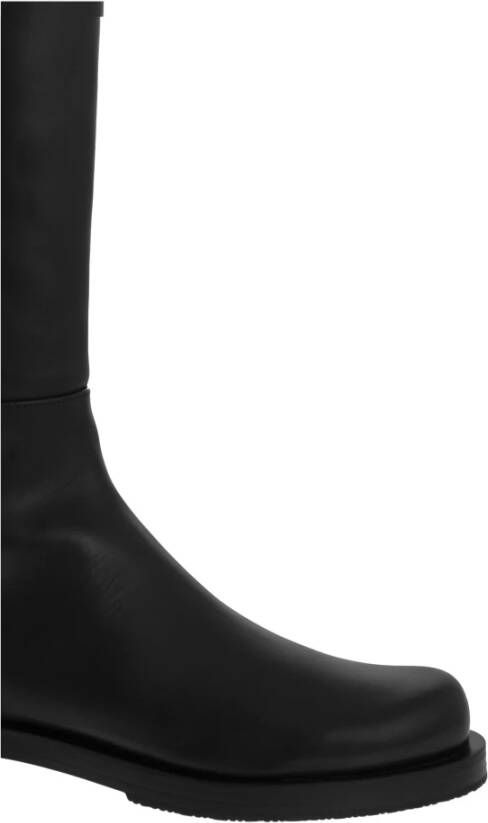 Stuart Weitzman 5050 Bold Logo Overknee Laarzen Black Dames