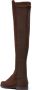 Stuart Weitzman 5050 Laarzen Iconisch Half-en-Half Ontwerp Brown Dames - Thumbnail 2