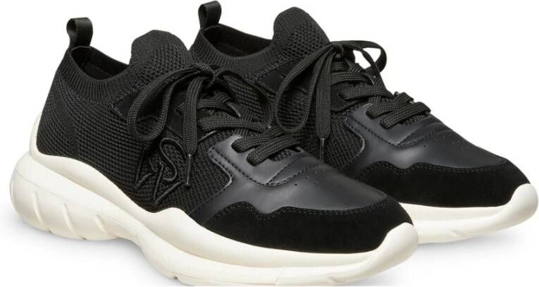 Stuart Weitzman 5050 Sneaker Lichtgewicht Instapper met Mode en Functionaliteit Black Dames