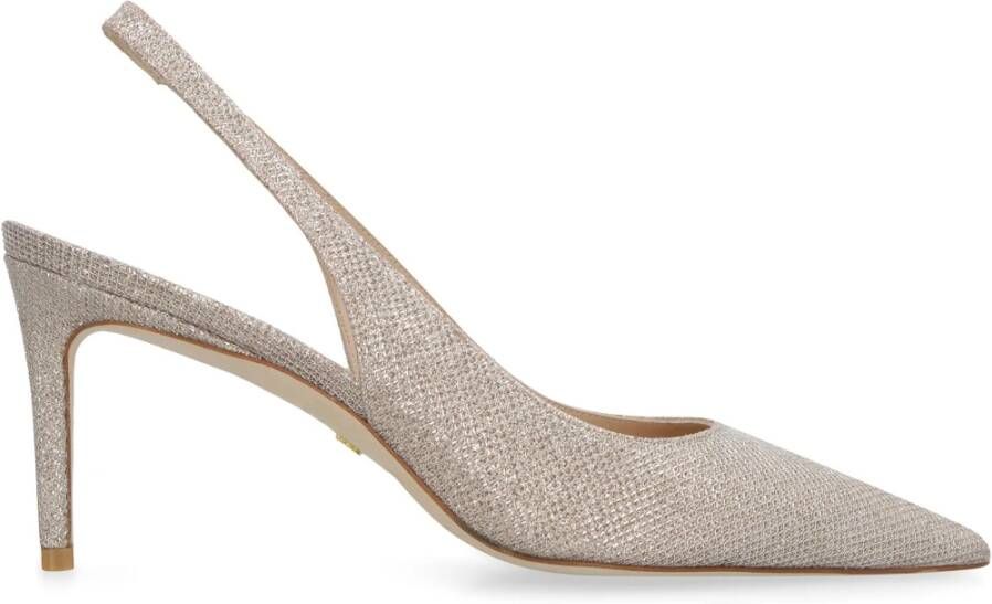 Stuart Weitzman 75 Sling Pump Stijlvol en Comfortabel Grijs Dames