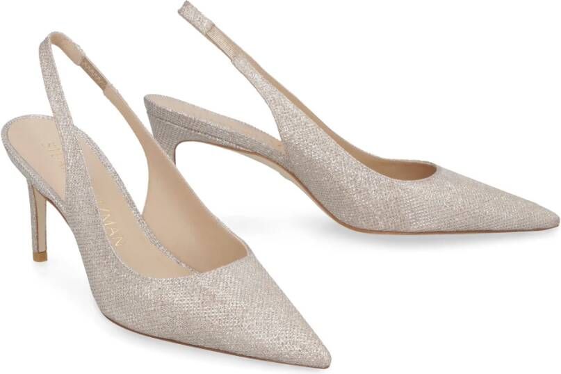 Stuart Weitzman 75 Sling Pump Stijlvol en Comfortabel Grijs Dames