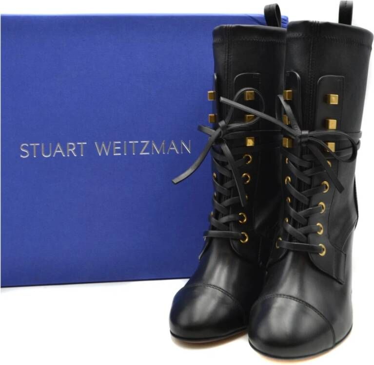 Stuart Weitzman Ankle Boots Black Dames