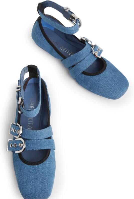 Stuart Weitzman Ballerinas Blauw Dames