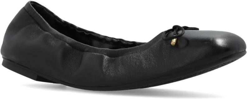 Stuart Weitzman Bardot leren ballet flats Black Dames