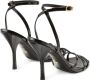 Stuart Weitzman Barelynude 100 Sandal Elegante Hoge Hak Enkelband Black Dames - Thumbnail 3