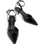 Stuart Weitzman Barelythere 50 Pump Moderne Kitten Heels met Zichtbare Zijkanten Black Dames - Thumbnail 4