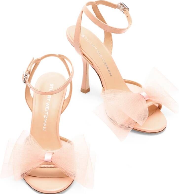 Stuart Weitzman Blushing Bow 100 Sandaal