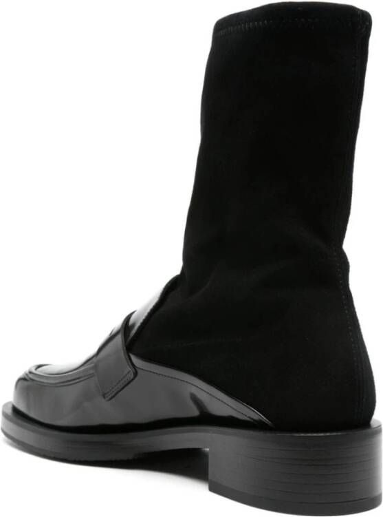 Stuart Weitzman Gedurfde Lfer Enkellaarzen Black Dames