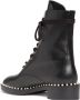Stuart Weitzman Sondra veter-up hakken enkellaarzen Zwart Dames - Thumbnail 3