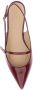 Stuart Weitz Bordeaux Slingback Sandalen in Lakleer - Thumbnail 2