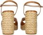 Stuart Weitz Bruin Leren Plateau Sandalen - Thumbnail 2