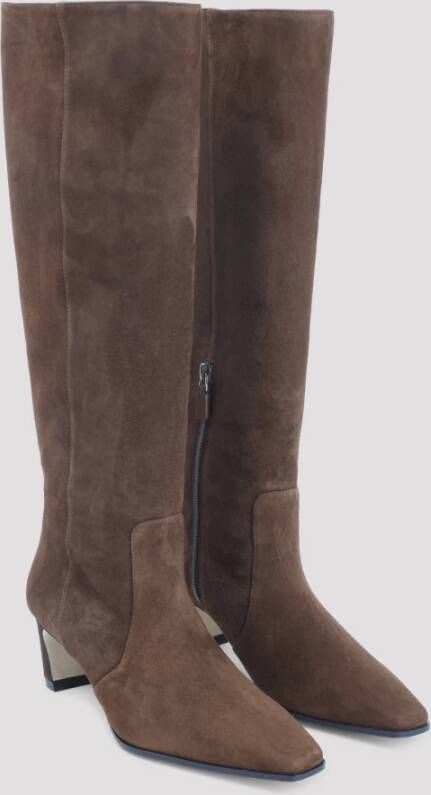 Stuart Weitzman Bruine enkellaarzen voor vrouwen