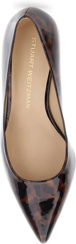 Stuart Weitzman Bruine Hak Power Pomp Schoenen