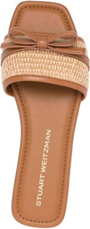 Stuart Weitzman Bruine Sandalen voor Vrouwen Elegante Stijl